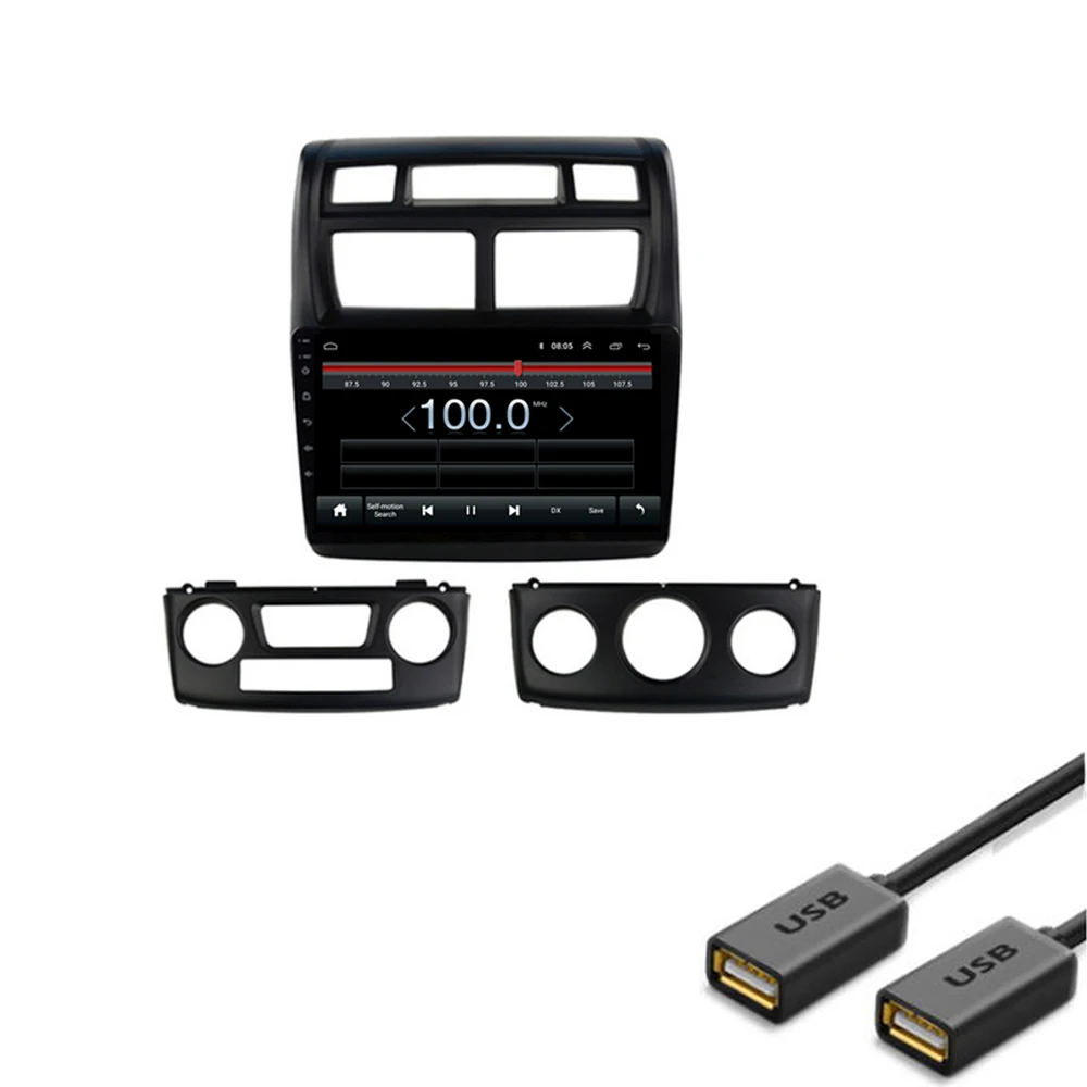 Автомобильный мультимедийный Dvd-плеер R-Way на Android с Gps для KIA Sportage 2007 2008 2009 9 дюймов