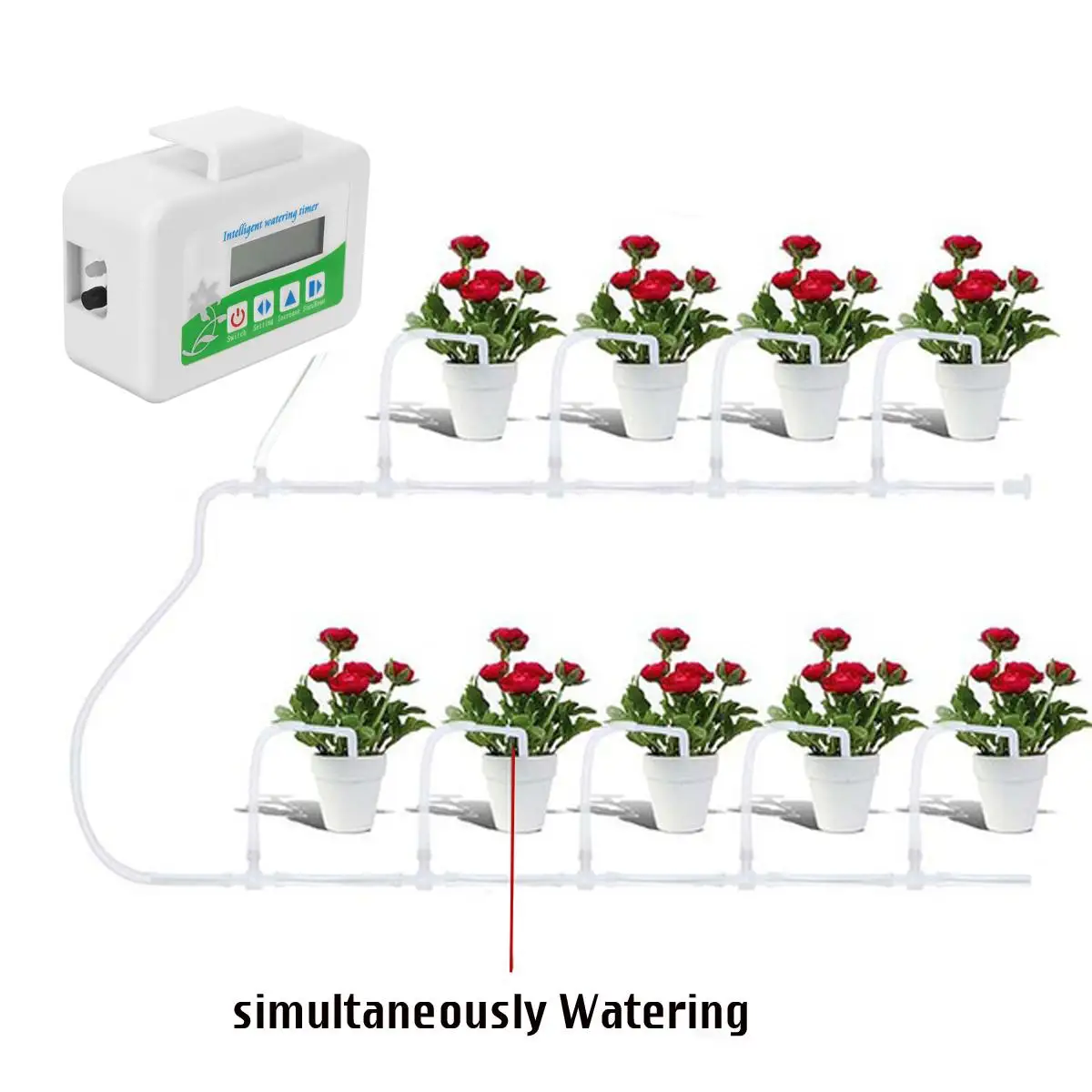 

Water Pump 26/41/80pcs Intelligent Garden Automatic Watering Device Solar Energy Plant Drip Irrigation Timer System Flowers Care