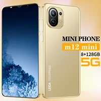 global version smartphone m12 mini 5 2inch phone 4800mah large battery 8g 256g android full display dual sim 4g5g call phone