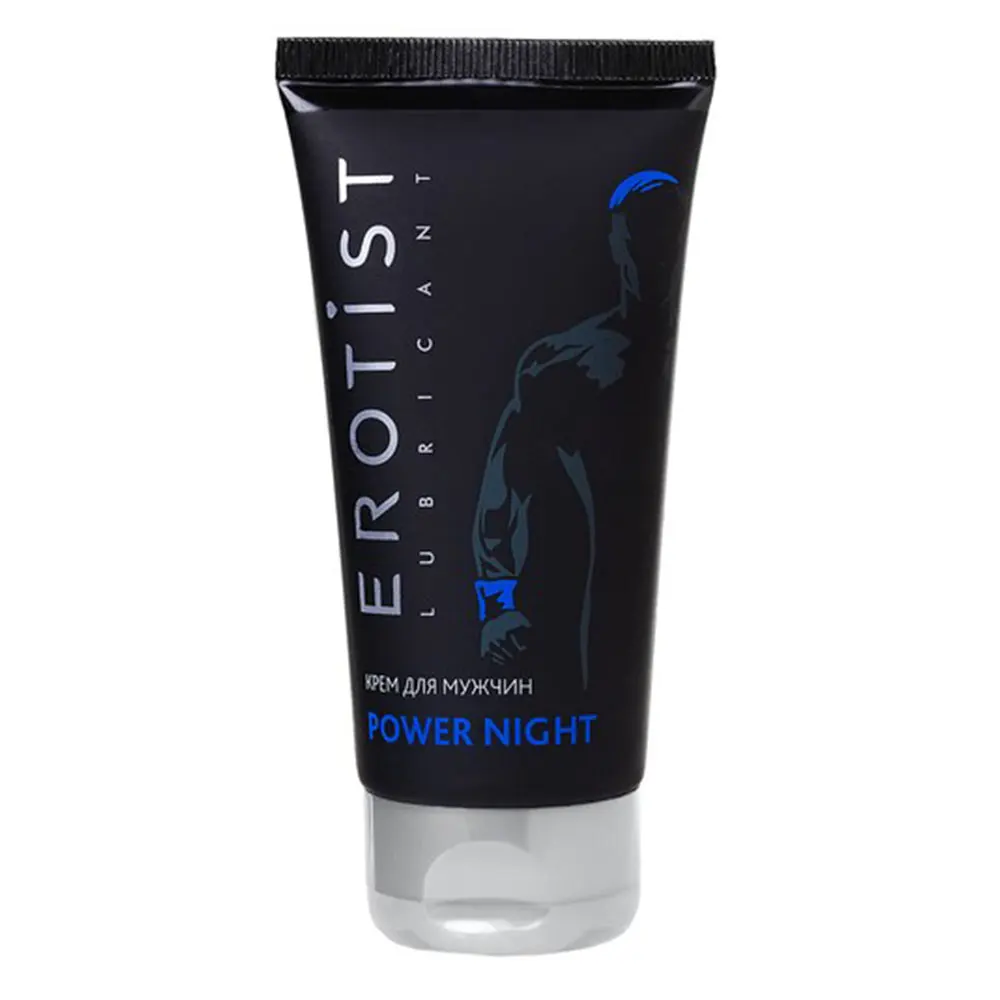 Возбуждающий крем для мужчин Power Night - 50 мл. Erotist Lubricants усиление желания | Красота и