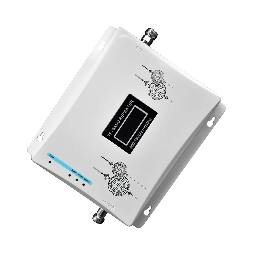 Трехдиапазонный усилитель 900 1800 2100 МГц GSM DCS 3G универсальный сигнала комплект