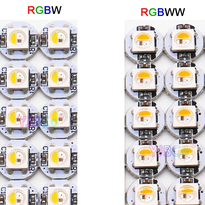 

100 pieces Built-in SK6812 IC DC5V SK6812 LED Board Heatsink RGBW/RGBWW LED chips (10mm*3mm) for 5050 RGB Digital Pixel Lights