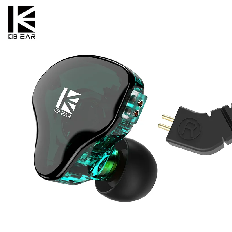 KBEAR KS2 1BA + 1DD наушники-вкладыши HIFI наушники спортивные мониторные Бег Игровые с