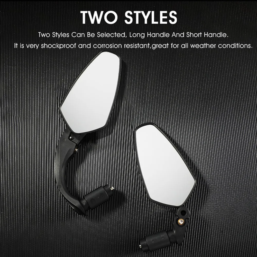 

WEST BIKING Bike Rearview Mirror 360 Rotation Adjustable Wide Angle Cycling Rear View MTB Road Bike Bicycle Handlebar Mirrors