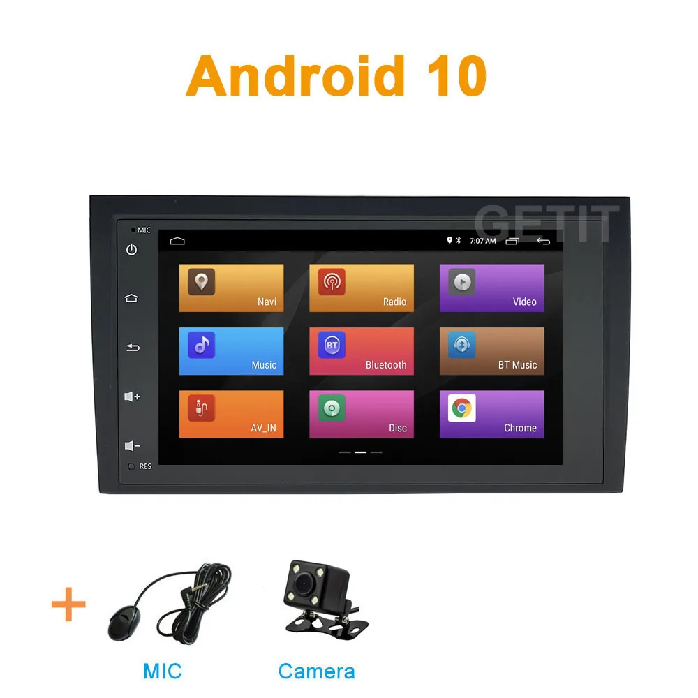 2G CAMERA " ips DSP Автомобильный мультимедийный стерео радио gps Android 10 для Audi A4 B6 B7 S4 B7 B6 RS4 B7 SEAT Exeo - Цвет: 2G CAMERA