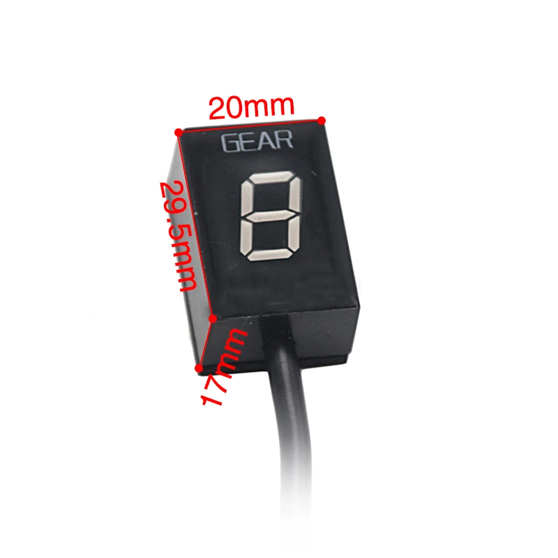 ALconstar-Gear Indicator Display 1-6 Level For Yamaha FZ6 FZS 600 1000 MT-03 YZF R6 R1 TDM 850 900 WR250X XJ6N XJR1300 XV1900 | Автомобили