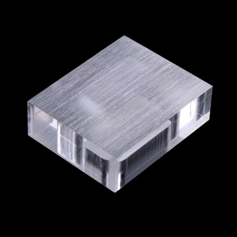 Прозрачные Акриловые Двойные Кольца Дисплей Стенд ювелирный магазин Держатель