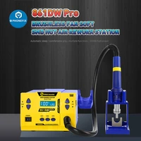 mechanic 1000w220v110v 861dw pro heat gun lead free hot air soldering station temperature control smd rework station 3nozzles