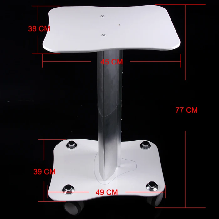

High Quality Beauty Machine Stand Aluminum Display Stand Trolley Holder Rolling Assembled for Salon Clinic Use