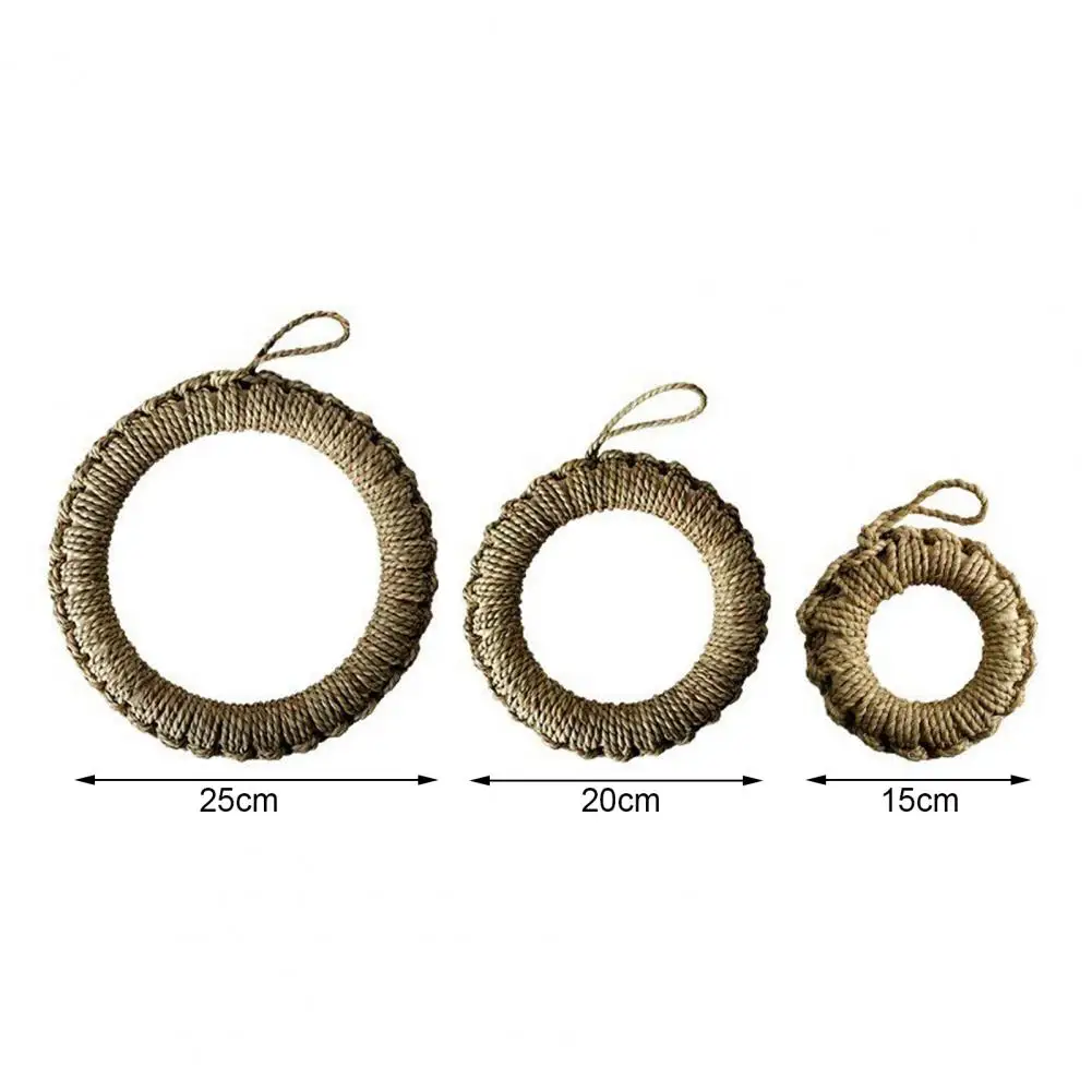 

6pcs/set Round Ramie Insulation Pad Solid Placemats Linen Non Slip Table Mats Kitchen Accessories Decoration Home Pad Coaster