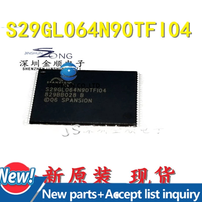

10 шт. S29GL064N90TFI04 TSOP48 Микросхема флэш-памяти в наличии 100% новый и оригинальный