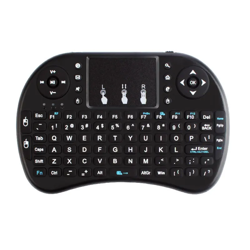 92-key 2.4G Mini Air Mouse Wireless Keyboard Remote Control Handheld 78 Channels Gaming Keyboards for XBMC X TV Box Android PC | Компьютеры