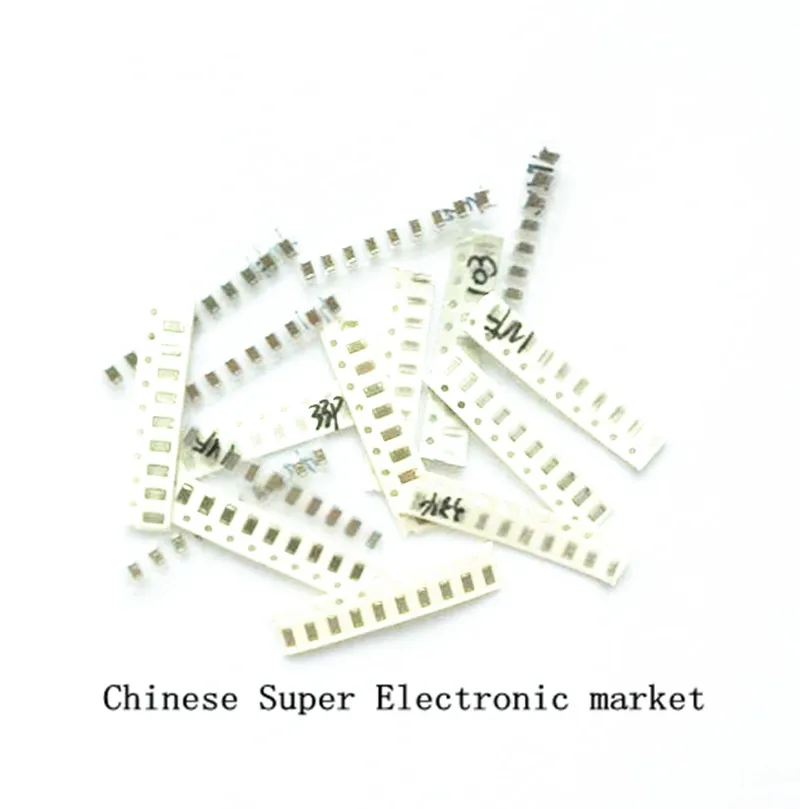1206 SMD чип конденсатор смешанный комплект 16valuesx10 шт = 160 0.5PF 22 мкФ упаковка