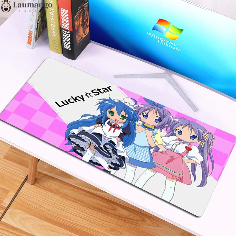 

Mouse pad Comfort Mouse Mat Gaming Large Gamer Rubber Mouse Pad Office PC Computer Notbook Desk Mat For LUCKY STAR