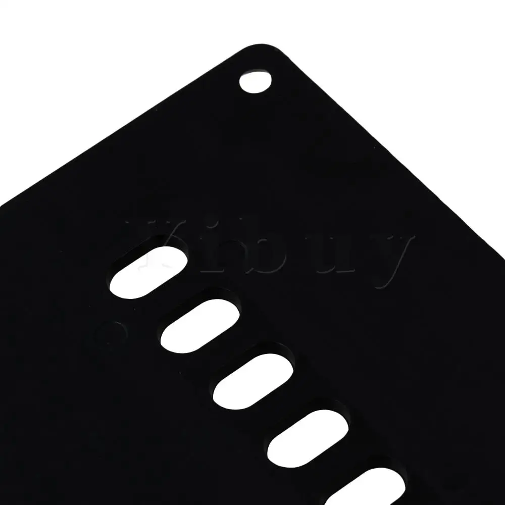 Yibuy Черная задняя пластина крышка полости для электрогитары|guitar tremolo|tremolo springsguitar