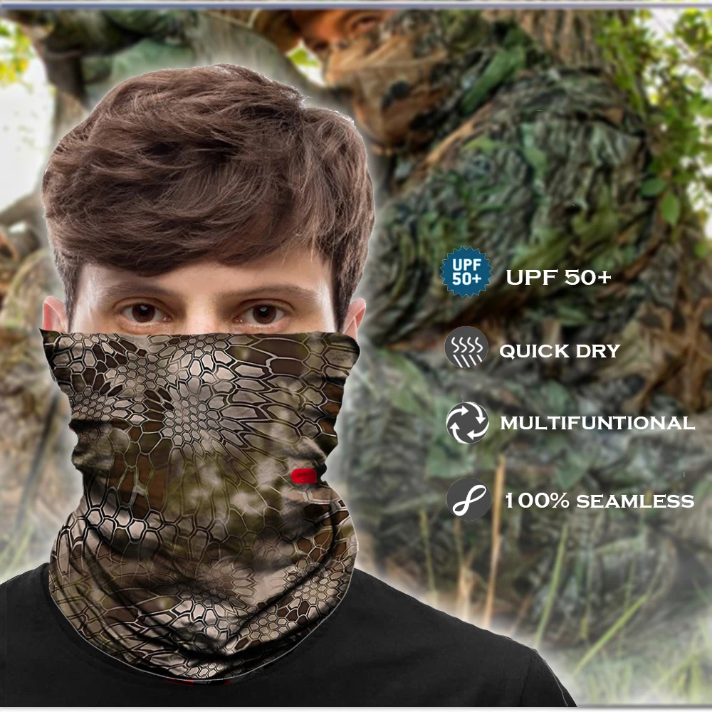 Mossy Oak велосипедная бандана шарф камуфляжная повязка на голову Kryptek обогреватель