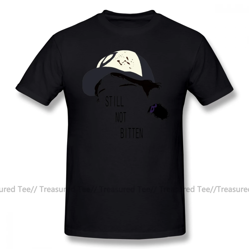 Футболка "Ходячие мертвецы" футболка с надписью "Ходячие мертвецы" клементин контур вер " забавная футболка из 100 хлопка - Цвет: Black