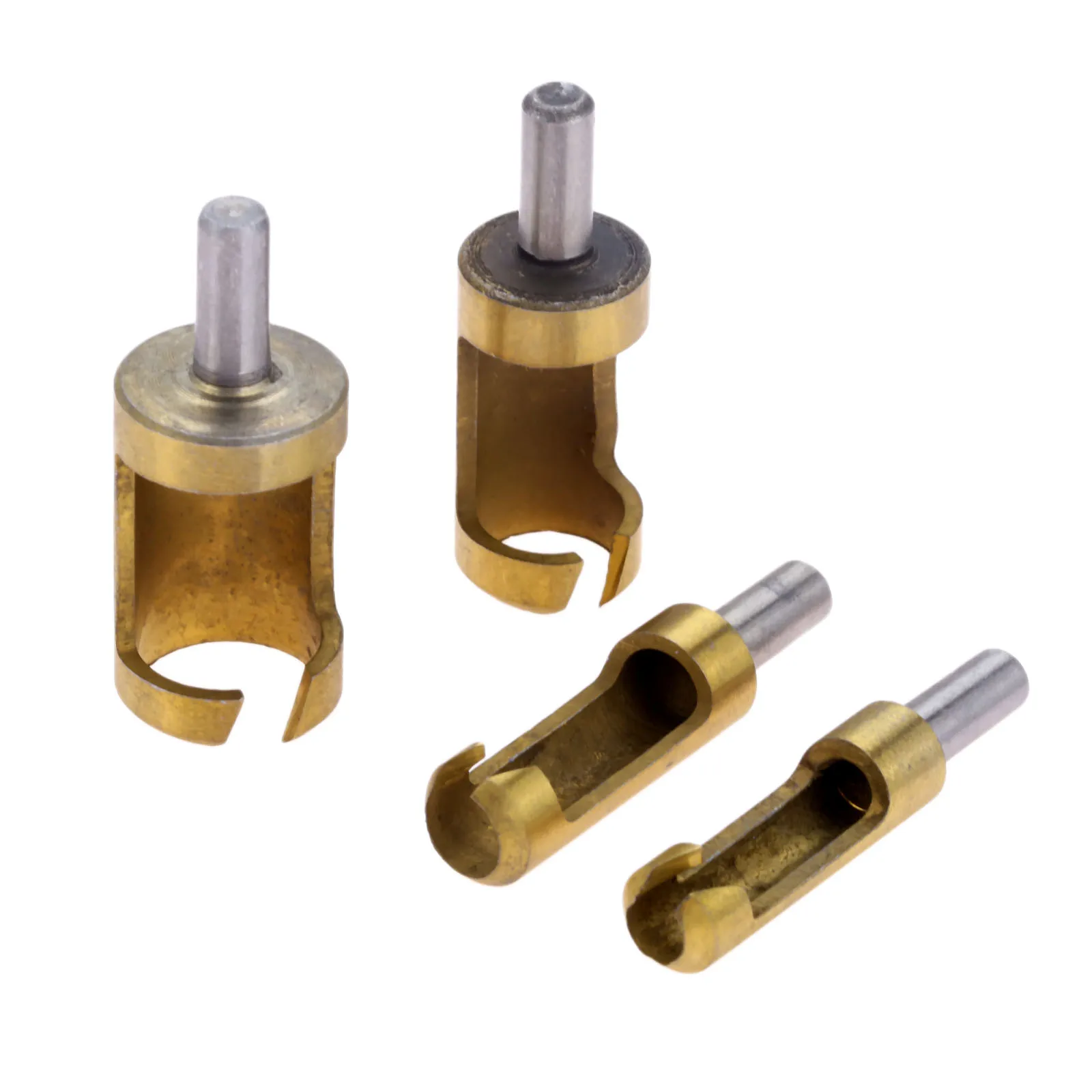 DRELD 4pcs 6/8/13/16mm Barrel Cork Drill Plug Cutter Bit for Wood Tenon Bored Hole Saw Cutting Dowel Maker Woodwoking Tool | Инструменты