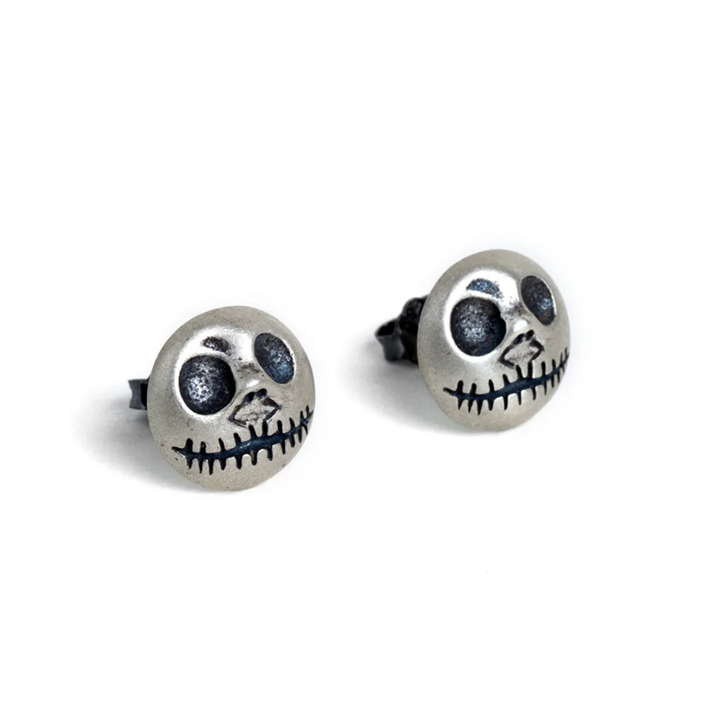 925 Sterling Silver Earrings for Women Pumpkin Prince Stud Fashion Jewelry Party Wedding Jewelries Gothic Style Gifts | Украшения и