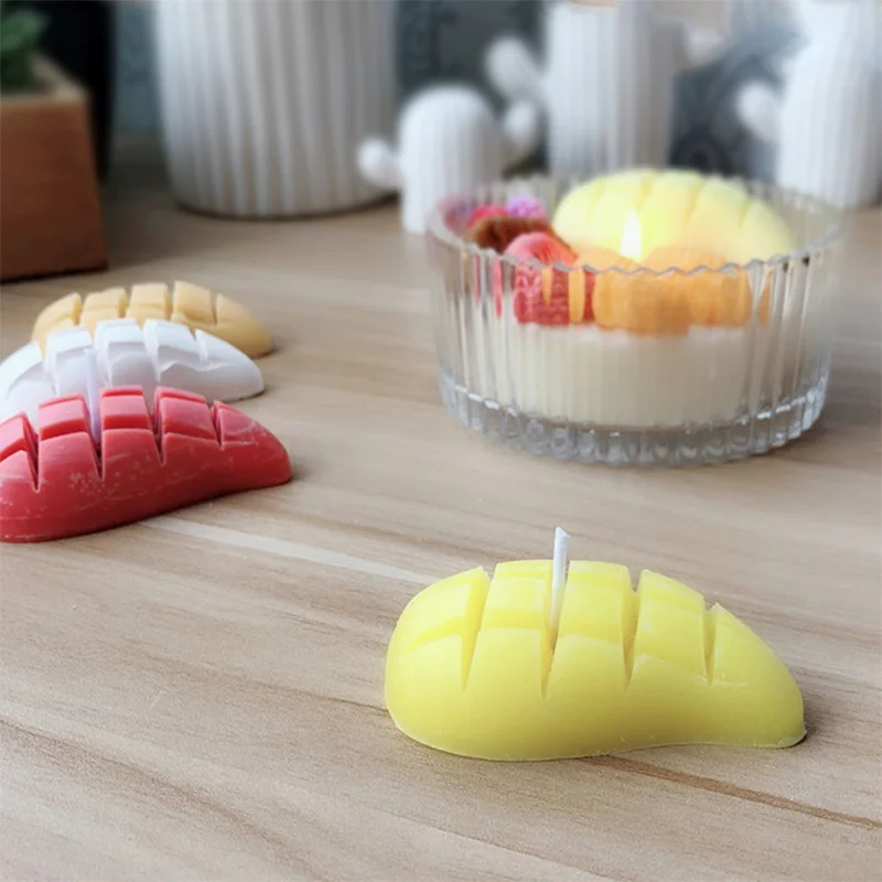 Mango Candle Mold creative fragrance candle hand DIY self made material mold |