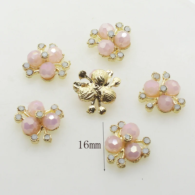 Романтический вишневый кристальный ювелирный украшения 10 штук праздничные украшения для отдыха эмалевые сплавные металлические творческие аксессуары.