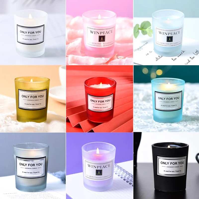 Романтическая Ароматизированная свеча маленькая банка Свеча для ароматерапии