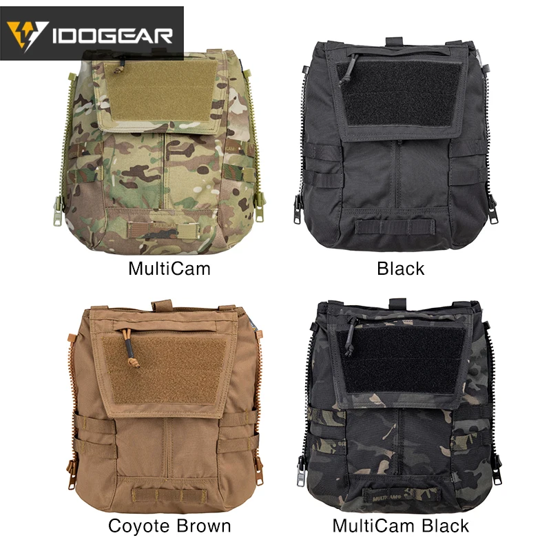 IDOGEAR тактическая сумка на молнии панели военный рюкзак для переноски тарелок CPC AVS