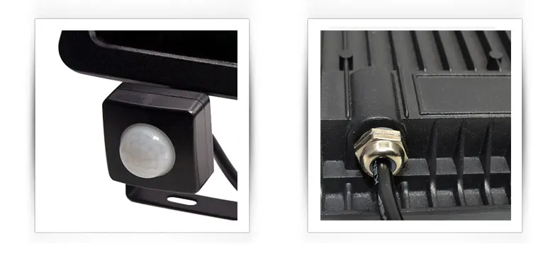 10W 20W 30W 50W 100W Светодиодный прожектор светильник с регулируемой PIR Сенсор SMD 2835 потолочные светильник уличный светильник ing для улицы, площади