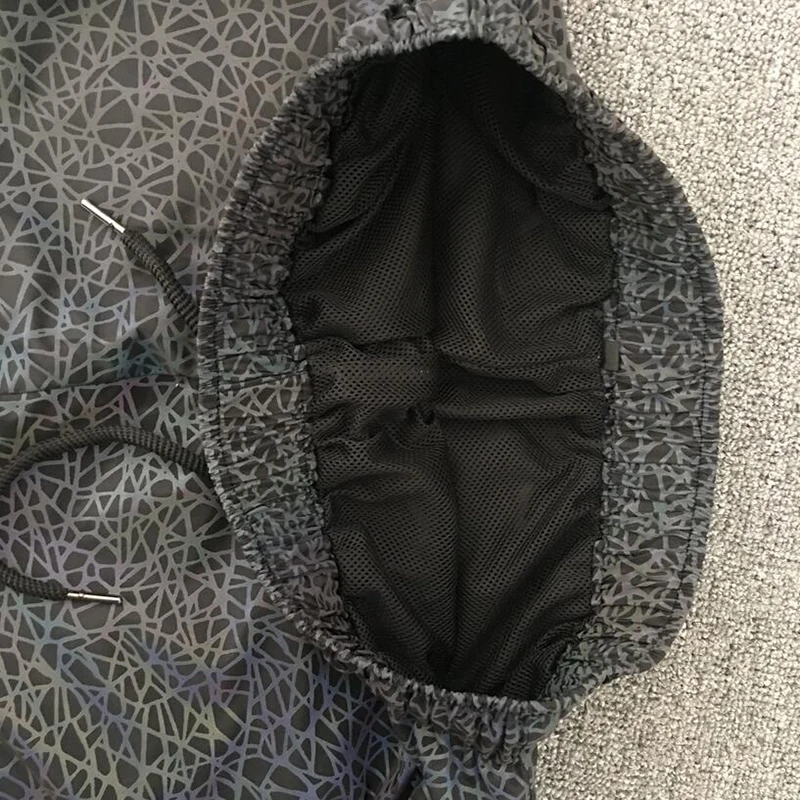 Джоггеры брюки мужские светоотражающие с рисунком гнезда в стиле хип хоп уличная