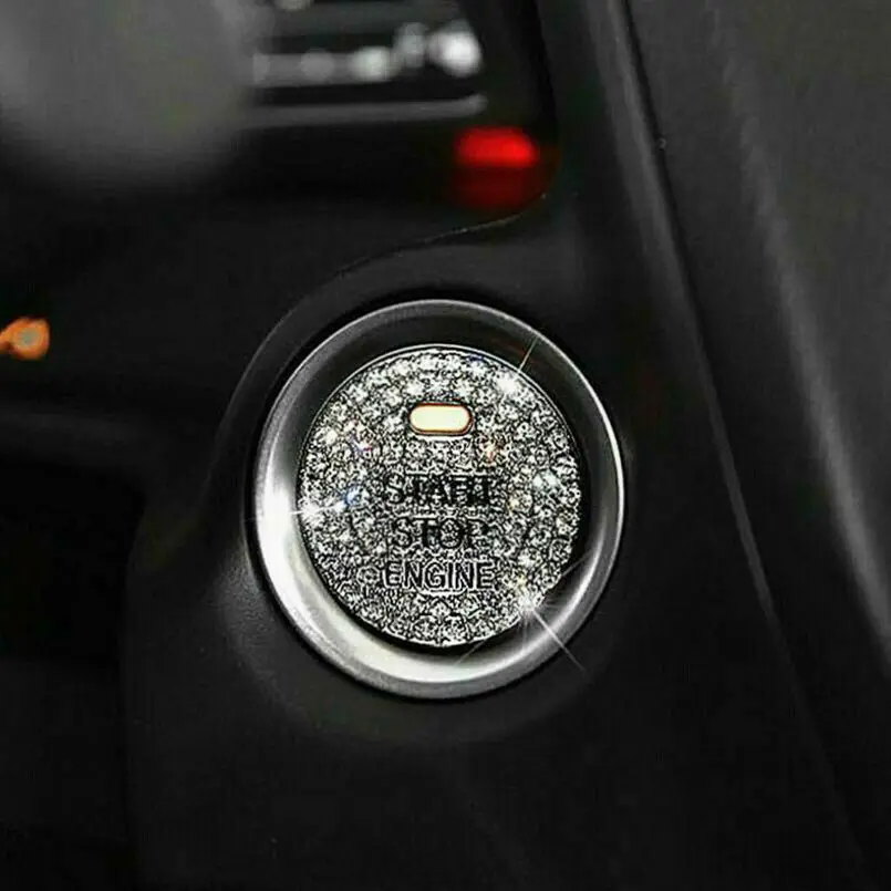 Фирменная Новинка Алмазный Кнопка запуска двигателя крышка наклейка для Mazda 3 6 CX-3