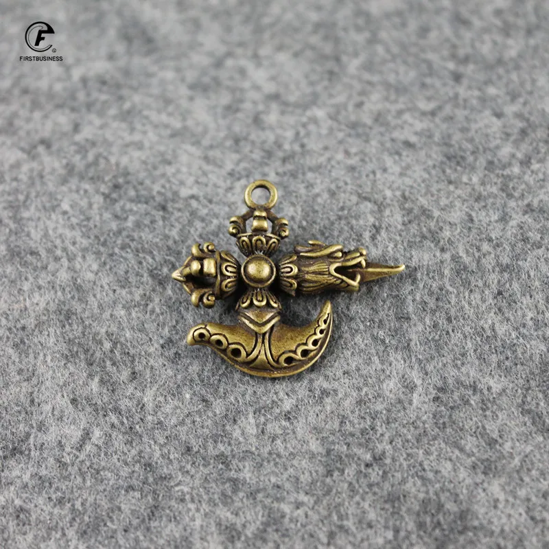 Медные украшения для торта винтажные латунные подвески с цепочками чайный нож