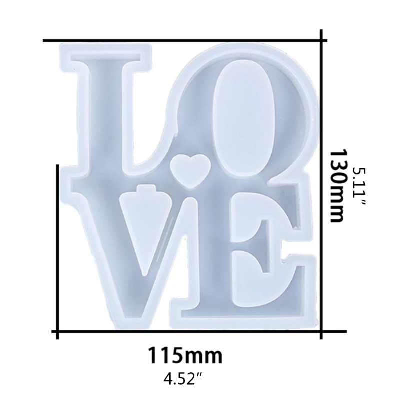 

LOVE Ornaments Epoxy Resin Mold Home Decorations Silicone Mould DIY Crafts Mold