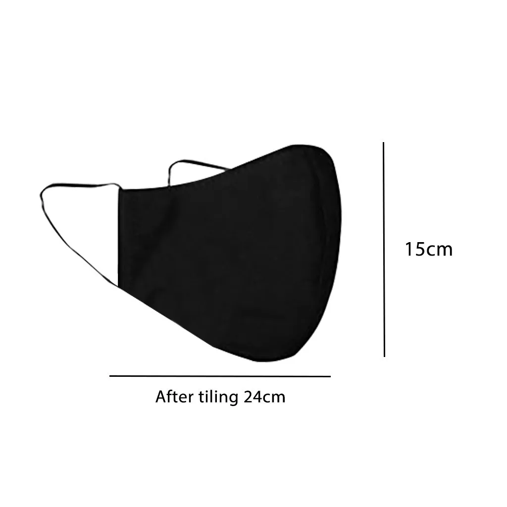 Маска для лица Mascarilla с активированным углем Pm2.5 маска рта защитная 3 шт. уход за