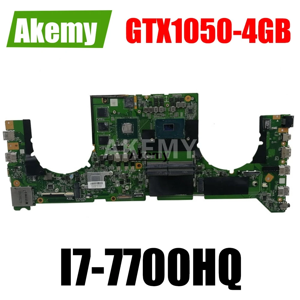 Akemy DABKNMB28A0 материнская плата для ноутбука For Asus ROG Strix GL703VD GL703V оригинальная I7 7700HQ