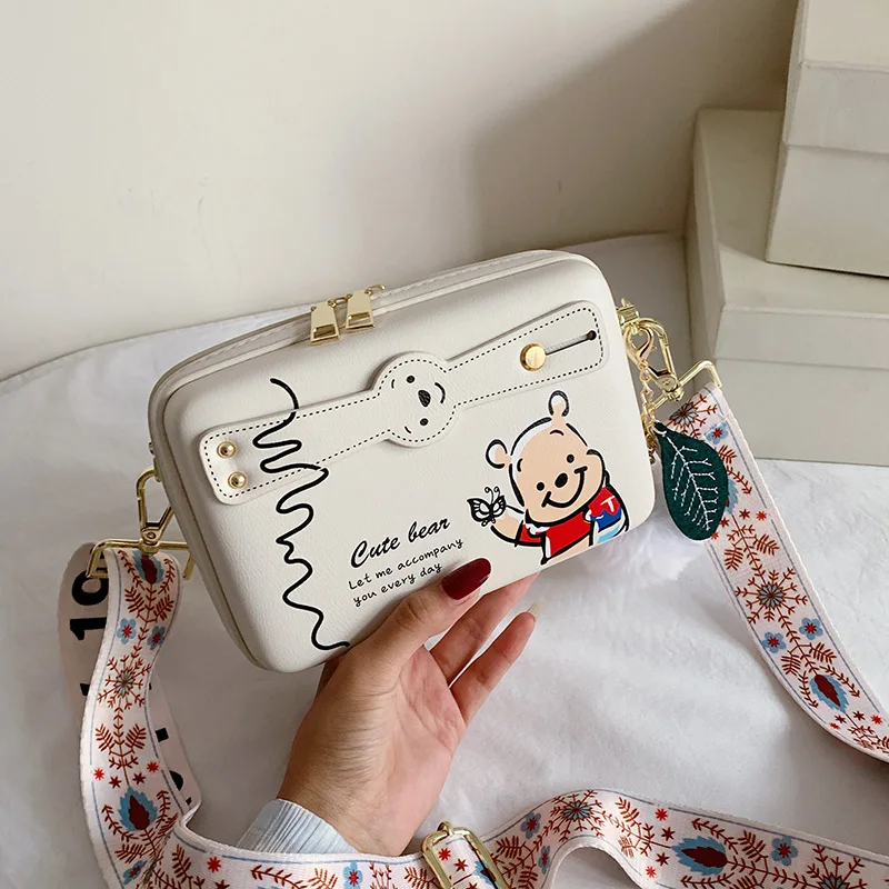 

YANXI Lady Cartoon Bag 2021 New Fashion Handbags And Purse Cute Girl Shoulder Messenger Totes Small Women Crossbody Shopping Bag