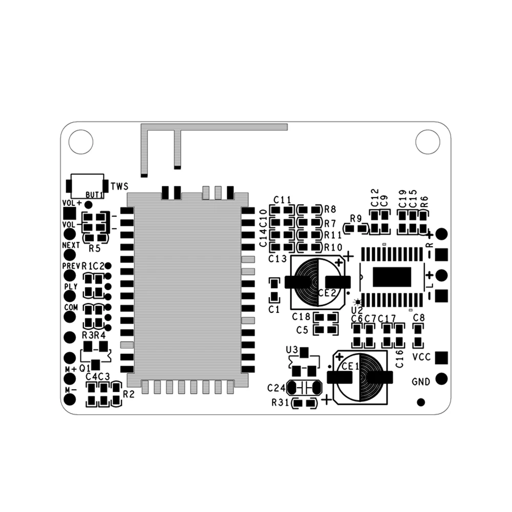 Усилитель Bluetooth AIYIMA звуковая плата 4 Ом 8 Вт усилитель мощности CSRA64215 2 APTXLL TWS звука