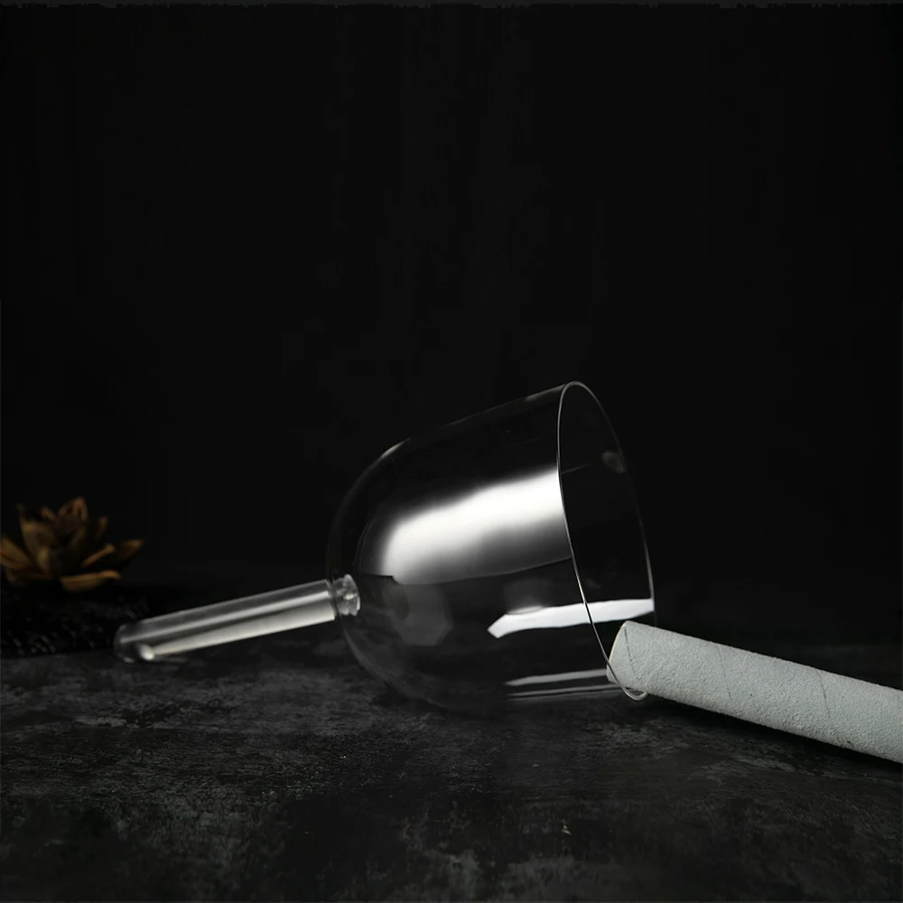 Идеальная прозрачная кварцевая чаша с кристаллами около 5 &quotдля чакр третьего