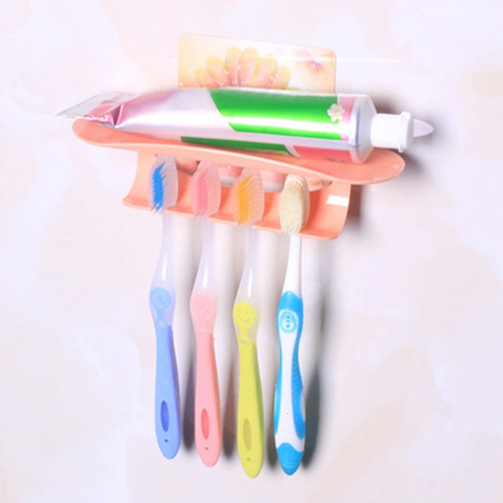 Настенный держатель для зубной пасты Зубная щетка SpinBrush держатель с присоской настенное крепление подставка повесить стойку дома Ванная комната Семья ящик для хранения