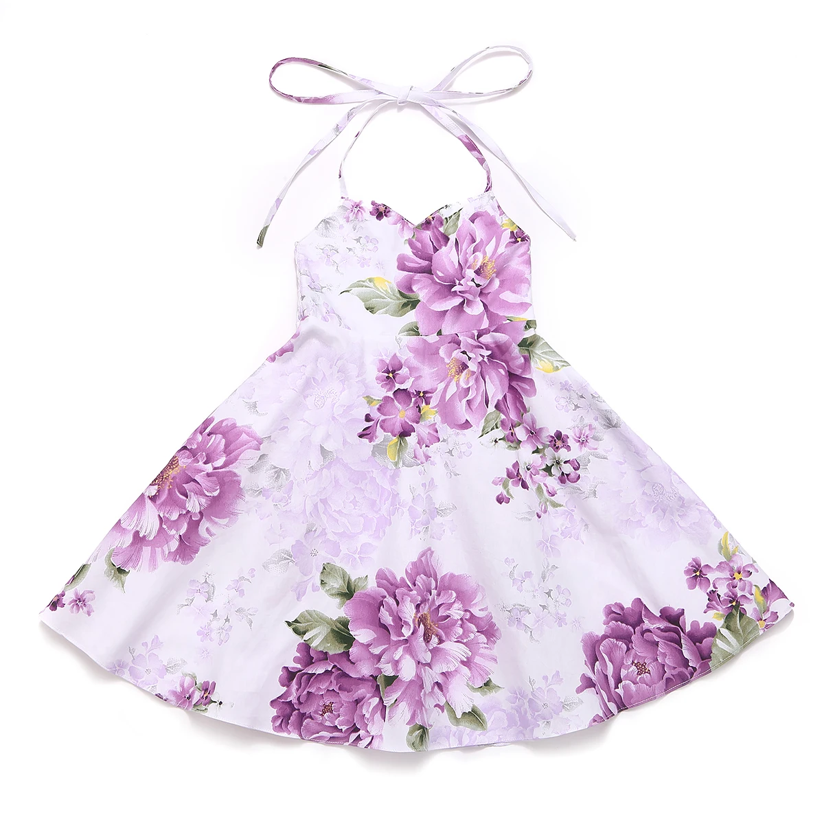 Flofallzique Flower Girl Dress Vintage Rose Floral Summer Princess Wedding Christmas Party Kids Children Clothes Size 1-8Y | Детская