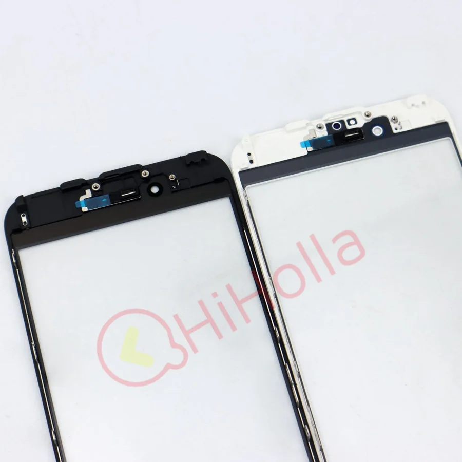 Переднее стекло 3 в 1 с рамкой + ОСА для iPhone 5 5S 6 6S Plus 7 8 XR внешнее клей | Мобильные