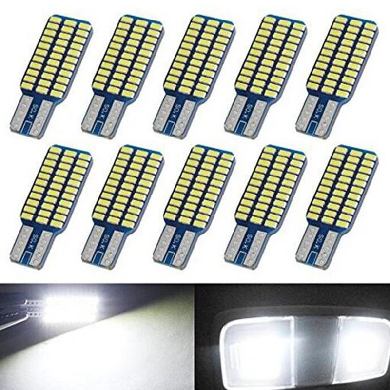 4x Автомобильный светодиодный T10 192 194 168 W5W лампы 33 SMD 3014 габаритными задними