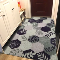 nordic geometric anti slip pvc silk loop door mat custom carpet bathroom mat can be cut home carpet kitchen mat entrance doormat