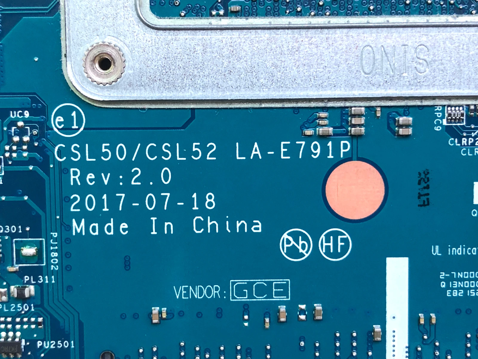 Оптовая продажа материнская плата CSL50/CSL52 для ноутбука HP 250 G6 с SR2UW LA-E791P CPU 926249-601