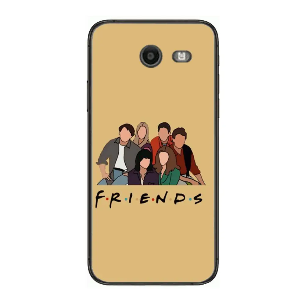 

TV Central F-Friends case Phone Case Hull For Samsung Galaxy J 4 3 5 6 7 8 EU 2018 Plus 2017 Black Shell Art Cell Cover TPU