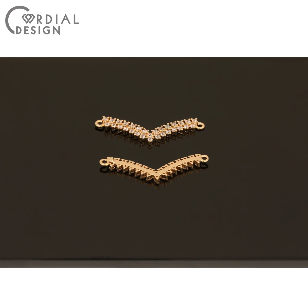 

Cordial Design 40Pcs 9*28MM Jewelry Accessories/CZ Charms/Hand Made/DIY Pendant/Necklace Making/Jewelry Findings & Components