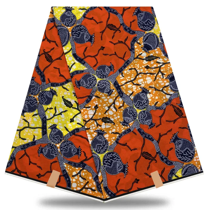 2021 африканская ткань из 100% хлопка с принтом воска Оригинальная мягкая