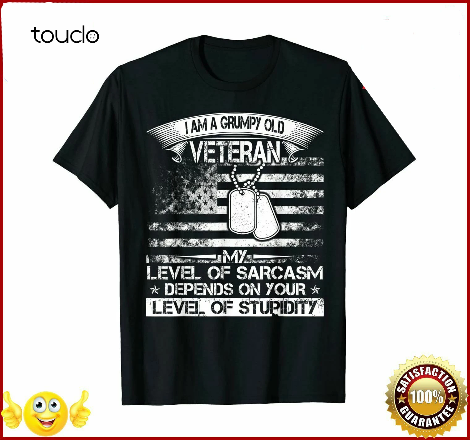 

I Am A Grumpy Old Veteran Sarcasm Level Stupidity Army Shirt Tshirt Mlitary Sold Baseball Tee Shirts