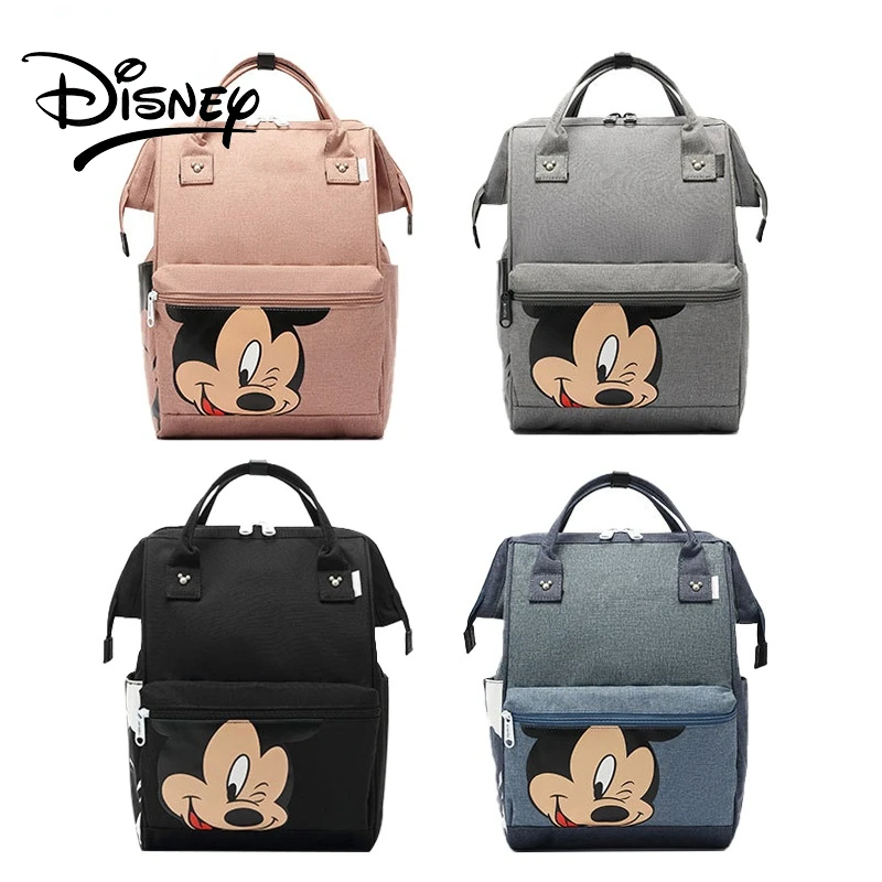 

Disney Diaper Backpack Baby Bag for Mom Wet Bag Fashion Mummy Maternity Diaper Organizer Mickey Travel Mickey Minnie Mouse Nappy