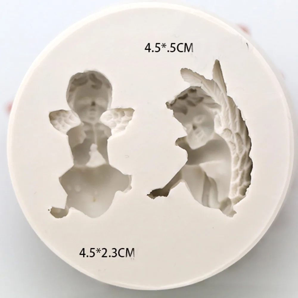 Yueyue Sugarcraft Angel baby силиконовая форма помадка форма для украшения торта инструменты форма для шоколадной мастики