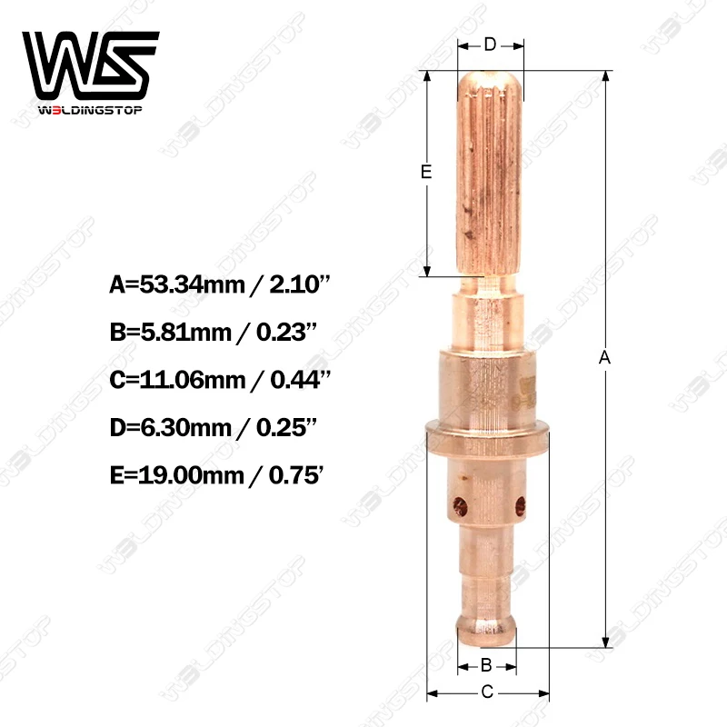 Электроды WS 9-8215 для плазменфонарь теплодинамической резки Cutmaster 52 SL60 ~ SL100 PK5 |
